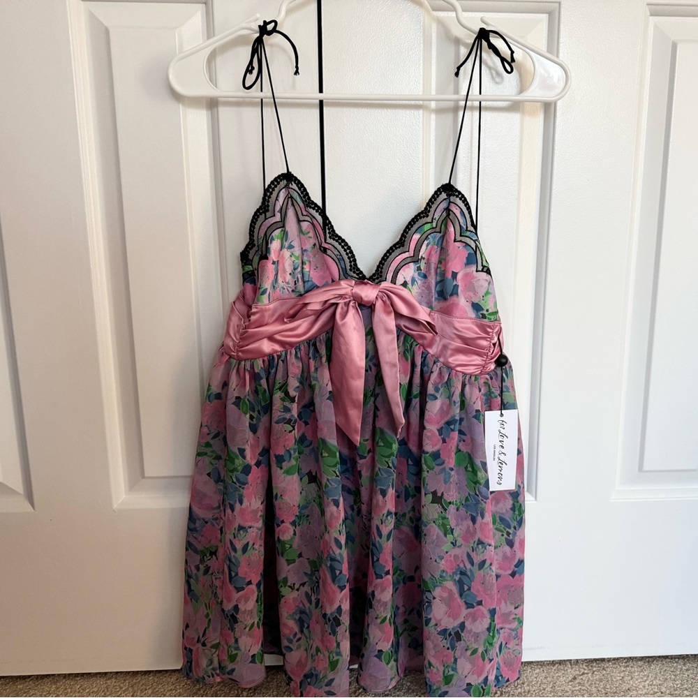 NWT For love & lemons baby doll dress